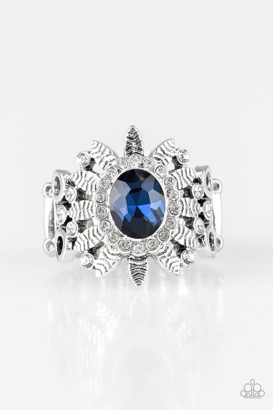 Burn Bright - Blue - Paparazzi Ring Image