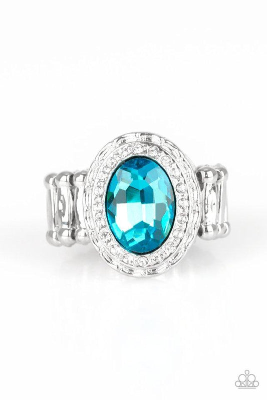 Anillo Paparazzi ~ Impecable, azul