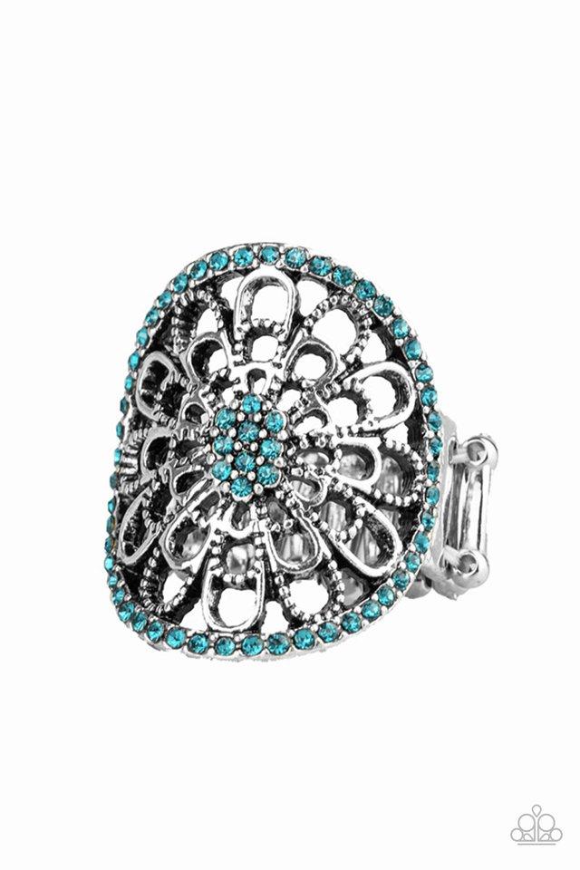 Anillo Paparazzi ~ Brillo primaveral - Azul