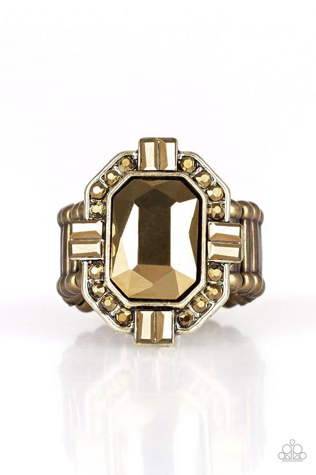 Paparazzi Ring ~ Outta My Way! - Brass