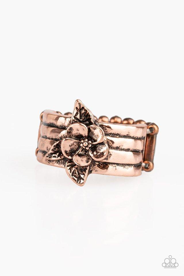 Paparazzi Ring ~ Island Icon - Copper