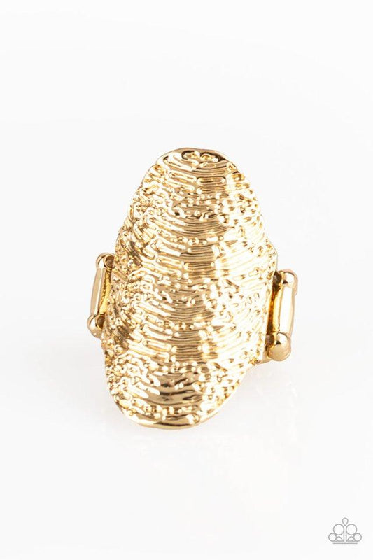 Paparazzi Ring ~ Record-Breaking Ripple - Gold