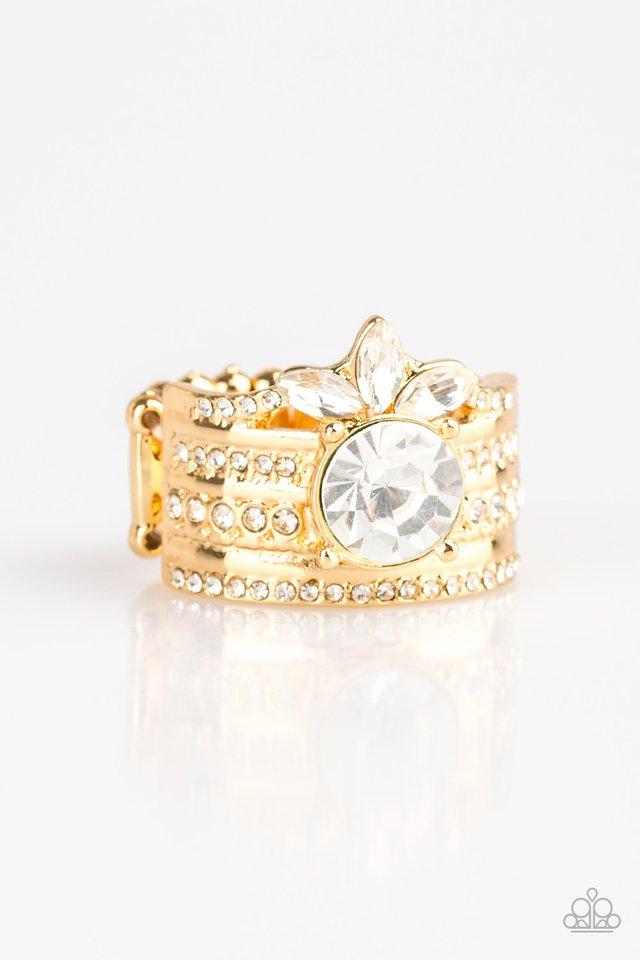 Anillo Paparazzi ~ Top Dollar Bling - Oro