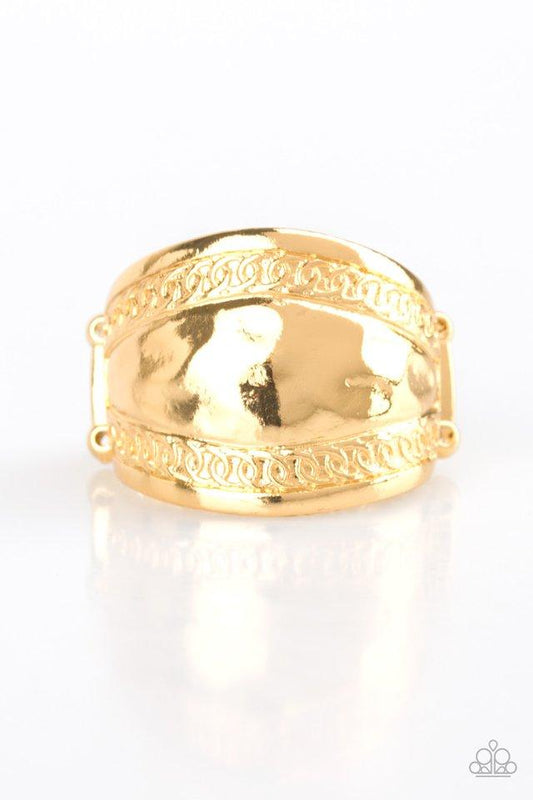 Anillo Paparazzi ~ Sunset Groove - Oro