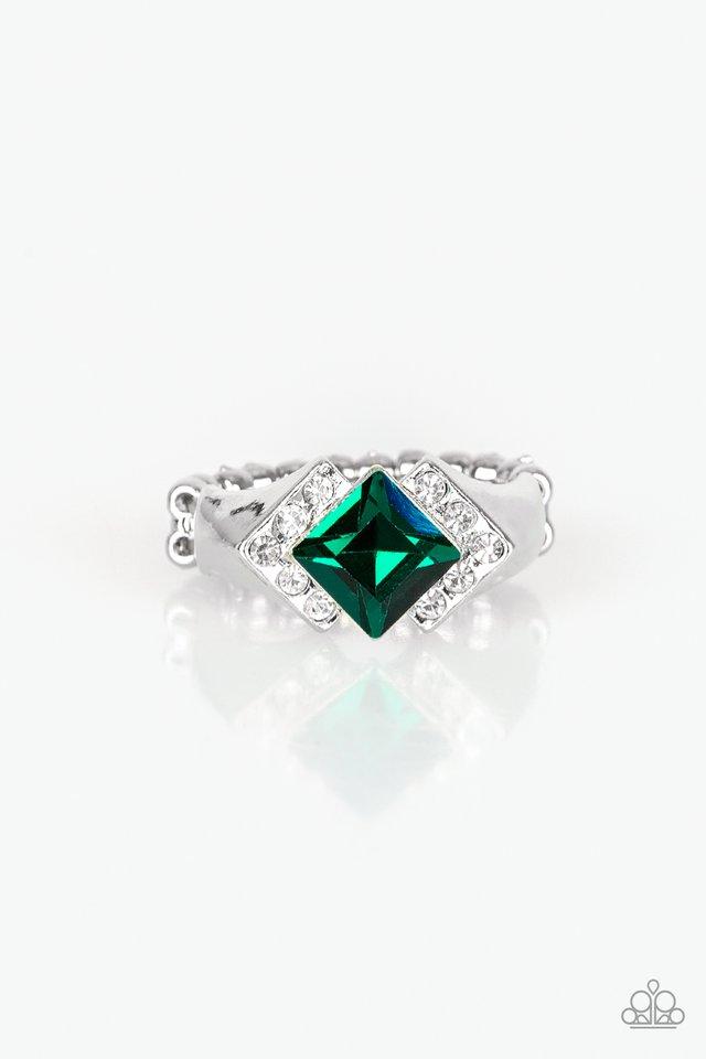 Anillo de paparazzi ~ Ganador de Wallstreet - Verde