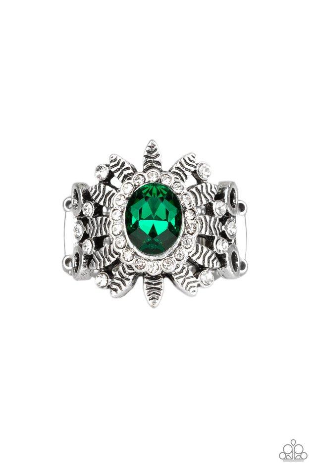 Anillo Paparazzi ~ Brilla intensamente - Verde