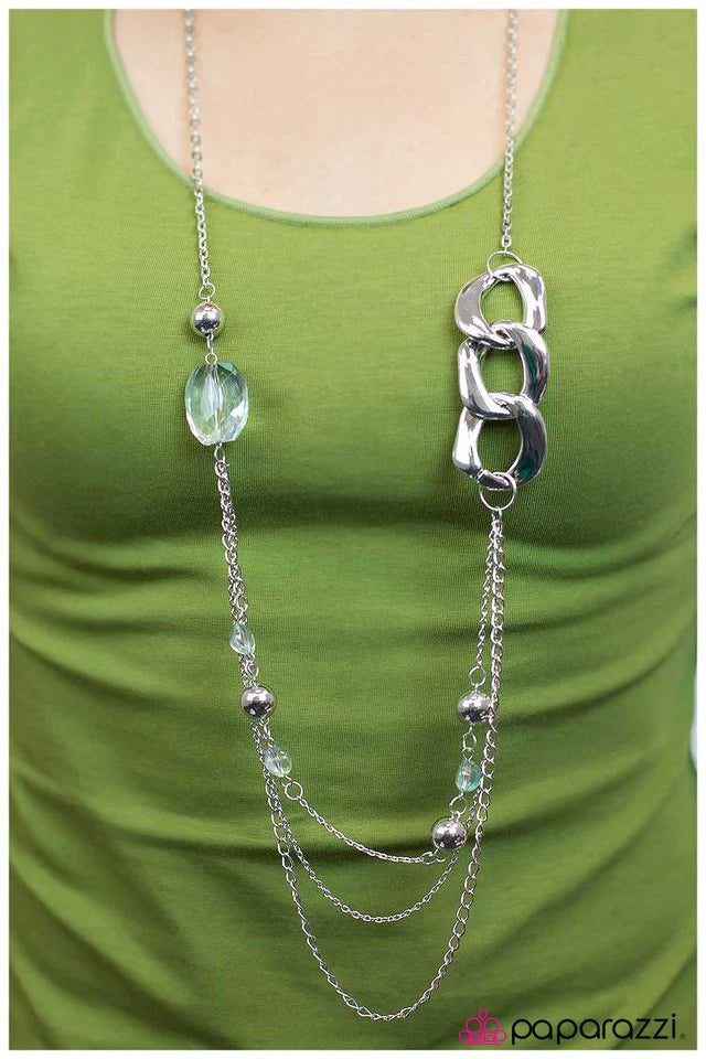 Paparazzi Necklace ~ May I Suggest... - Green