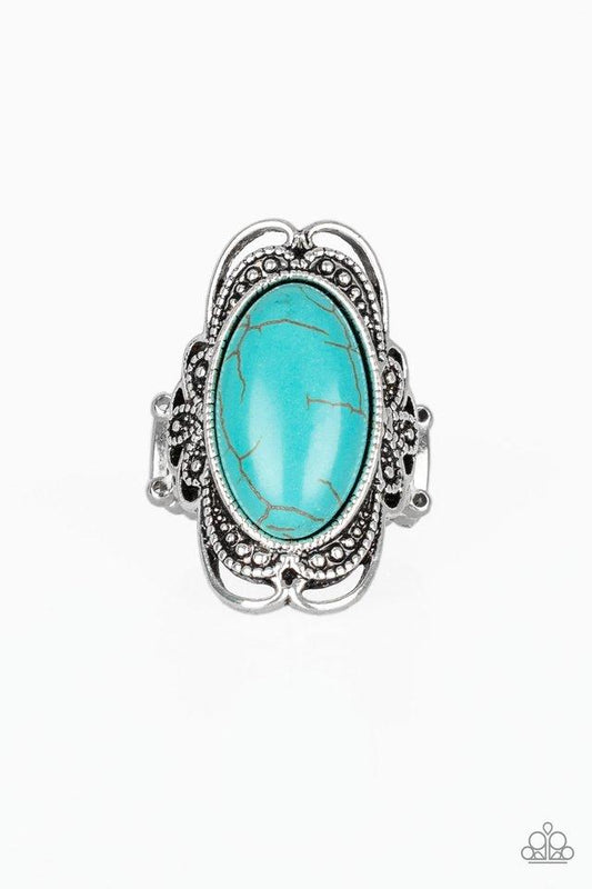 Anillo Paparazzi ~ Sabor del desierto - Azul