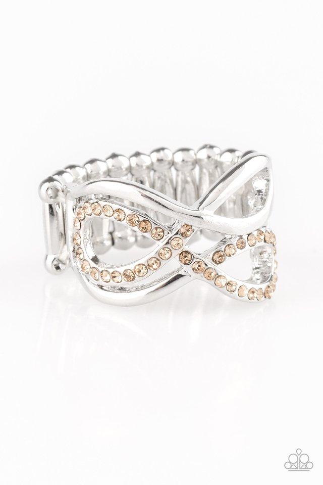 Paparazzi Ring ~ Infinite Illumination - Brown