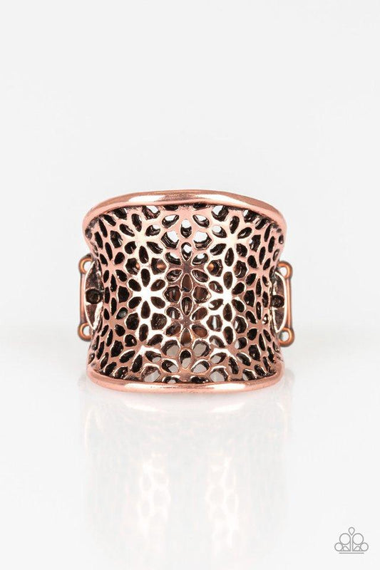 Paparazzi Ring ~ Garden Safari - Copper