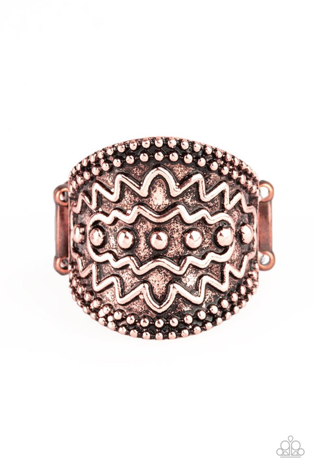 Island Rover - Copper - Paparazzi Ring Image