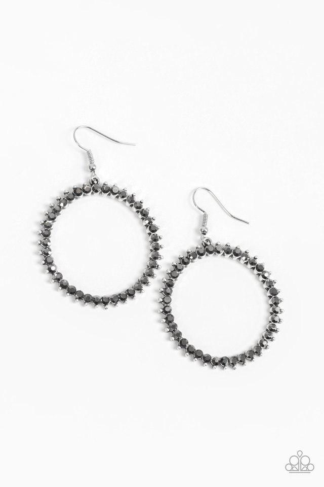 Paparazzi Earring ~ Spark Their Attention - Silver