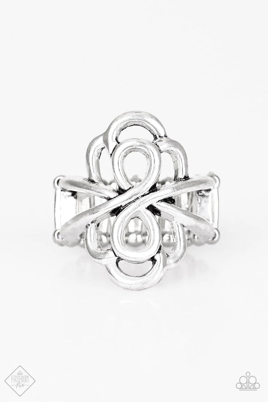 Paparazzi Ring ~ Ever Entwined  - Silver