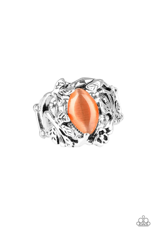 Paparazzi Ring ~ Tropical Flora - Orange