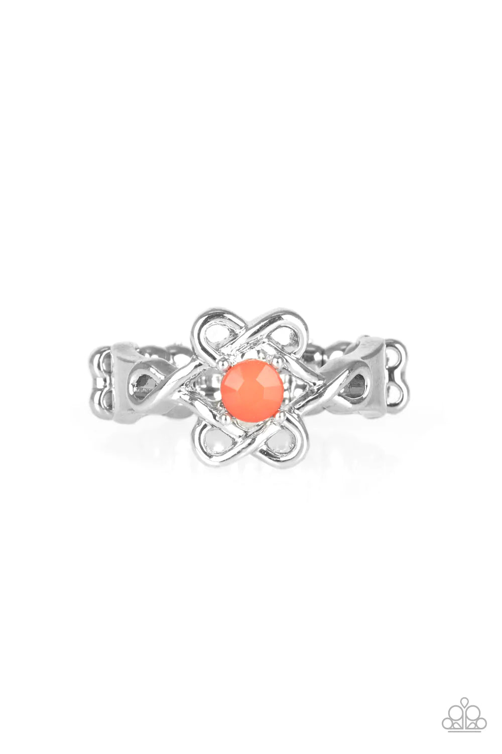 Anillo Paparazzi ~ Vibrant Vibes - Naranja