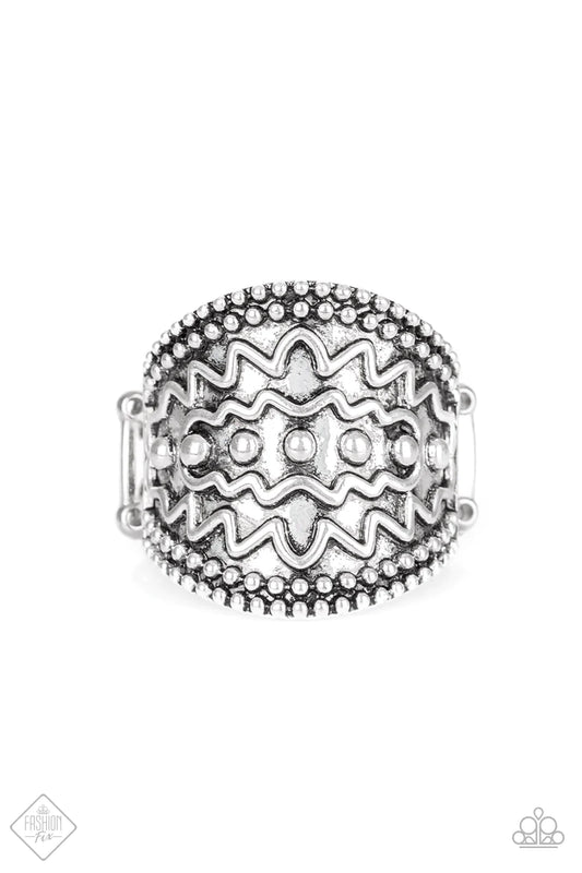 Paparazzi Ring ~ Island Rover  - Silver