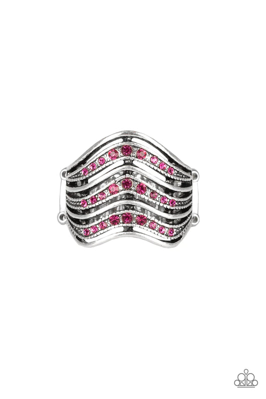 Paparazzi Ring ~ Fashion Finance - Pink