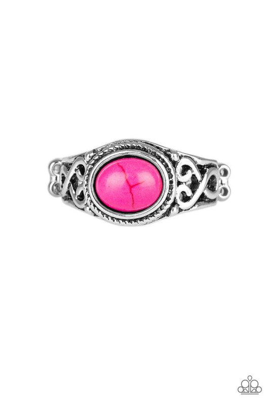 Anillo Paparazzi ~ Engastado en Piedra - Rosa