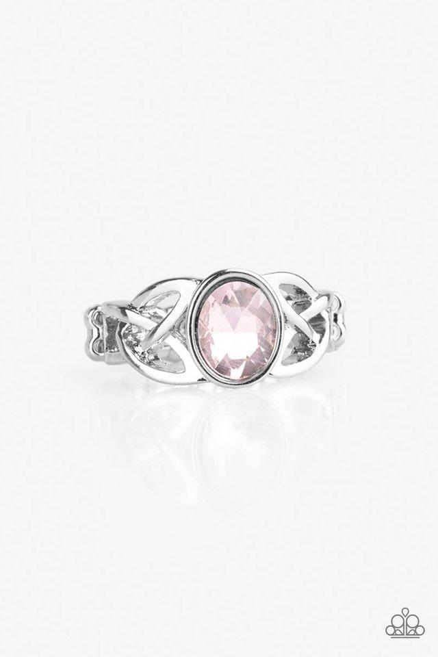 Anillo Paparazzi ~ Salpicadura brillante - Rosa