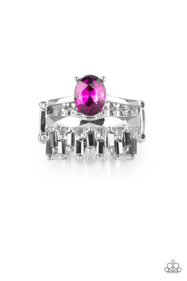 Paparazzi Ring ~ Crowned Victor - Pink