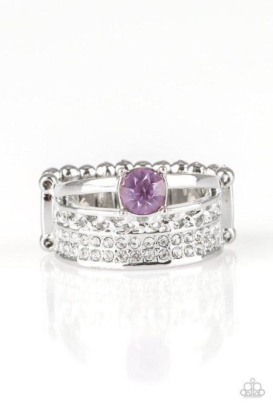 Paparazzi Ring ~ The Overachiever - Purple