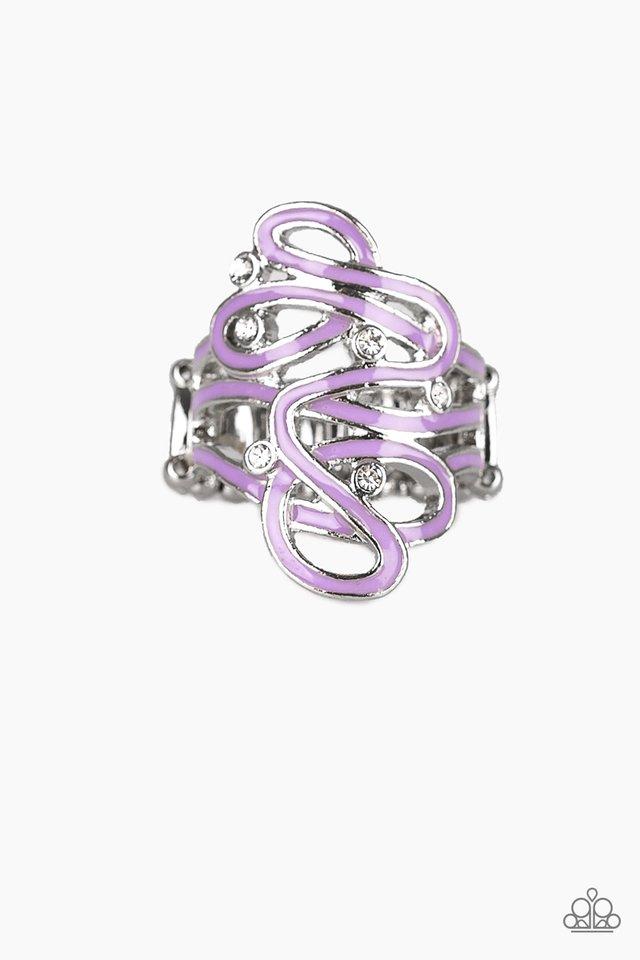 Paparazzi Ring ~ The Run-Around - Purple