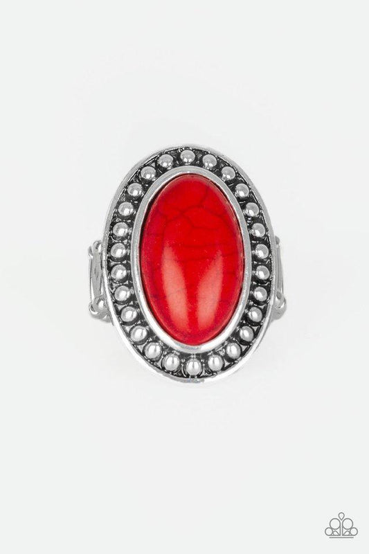 Anillo de paparazzi ~ Calor del desierto - Rojo