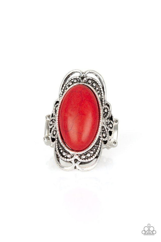 Anillo Paparazzi ~ Sabor del desierto - Rojo