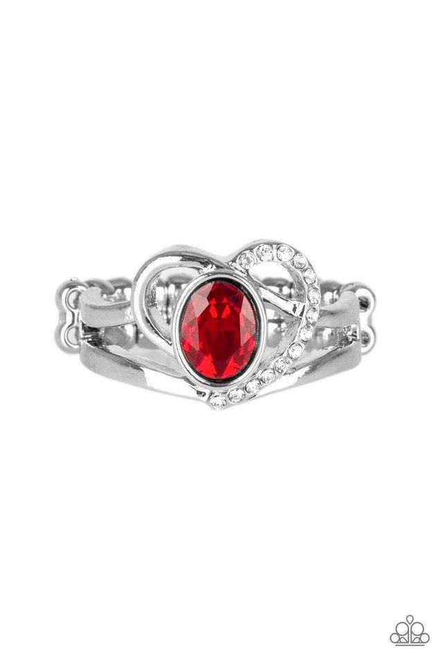 Anillo Paparazzi ~ Sin ataduras - Rojo