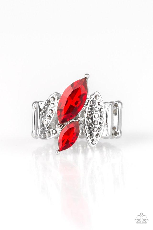 Anillo Paparazzi ~ Mantente atrevido - Rojo