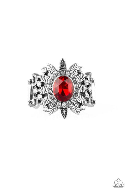 Anillo Paparazzi ~ Brilla intensamente - Rojo