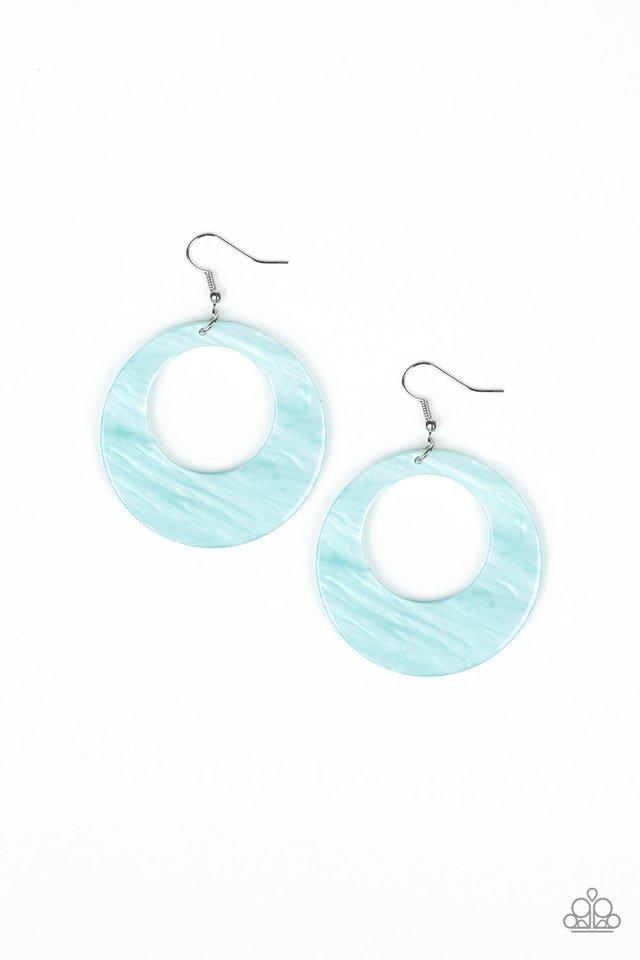 Paparazzi Earring ~ Tropical Trailblazer - Blue