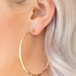 A Double Take - Gold - Paparazzi Earring Image