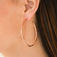 A Double Take - Copper - Paparazzi Earrings Image