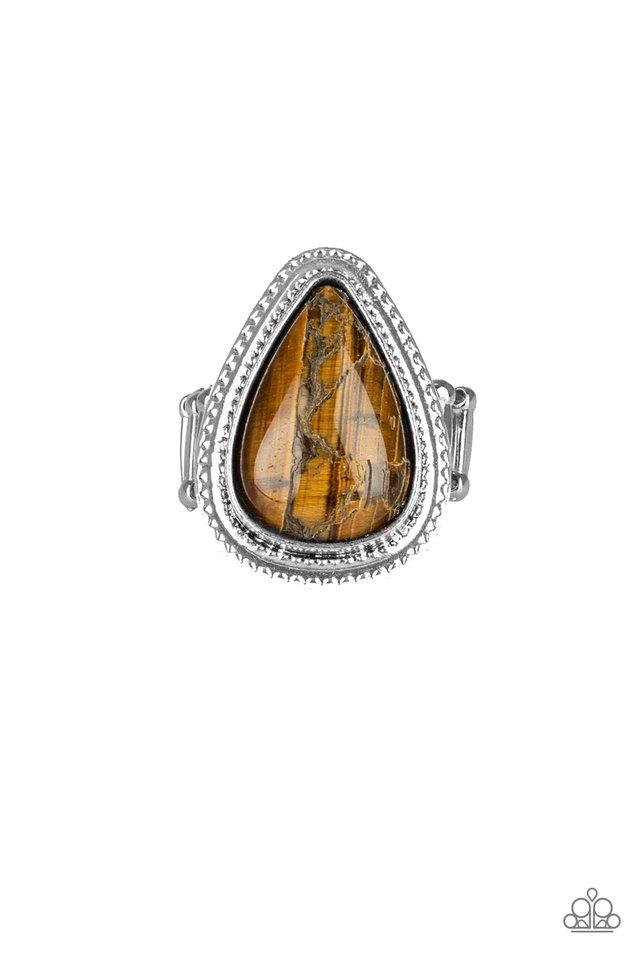 Paparazzi Ring ~ Mojave Mist - Brown