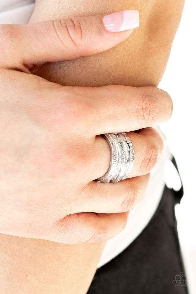 Rise and Shine - Silver - Paparazzi Ring Image