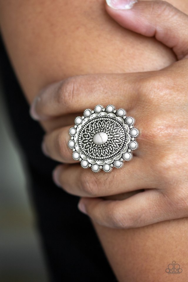 Mesa Mandala - Silver - Paparazzi Ring Image