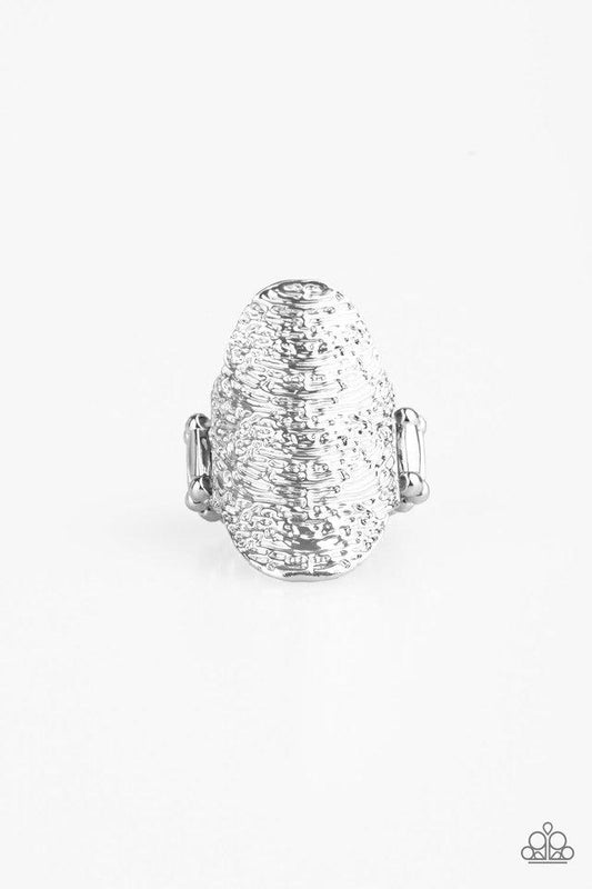 Anillo Paparazzi ~ Ondulación récord - Plata