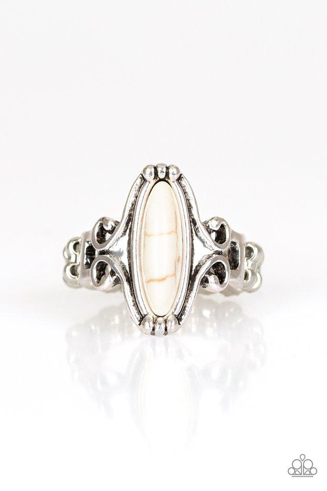 Paparazzi Ring ~ Desert Canyons - White