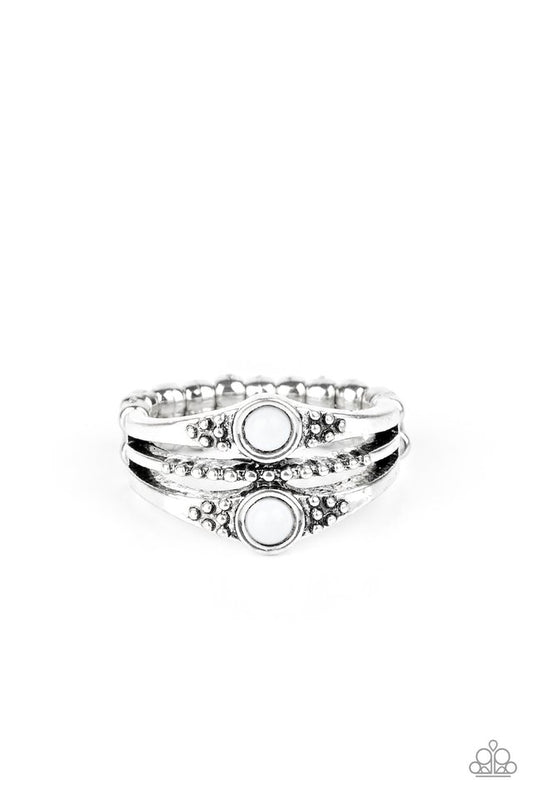 Give It Your ZEST - White - Paparazzi Ring Image