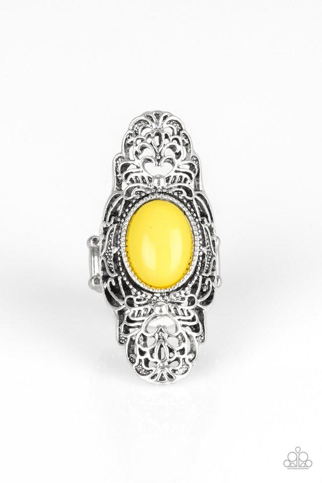 Anillo Paparazzi ~ Estilo dramático - Amarillo