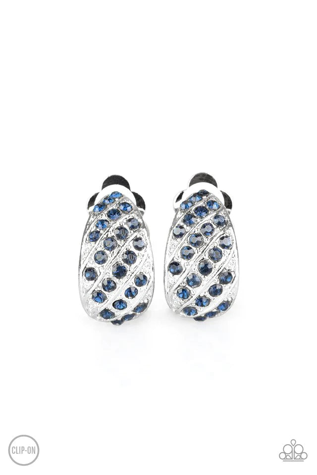 Pendiente Paparazzi ~ Conchas Brillantes - Azul