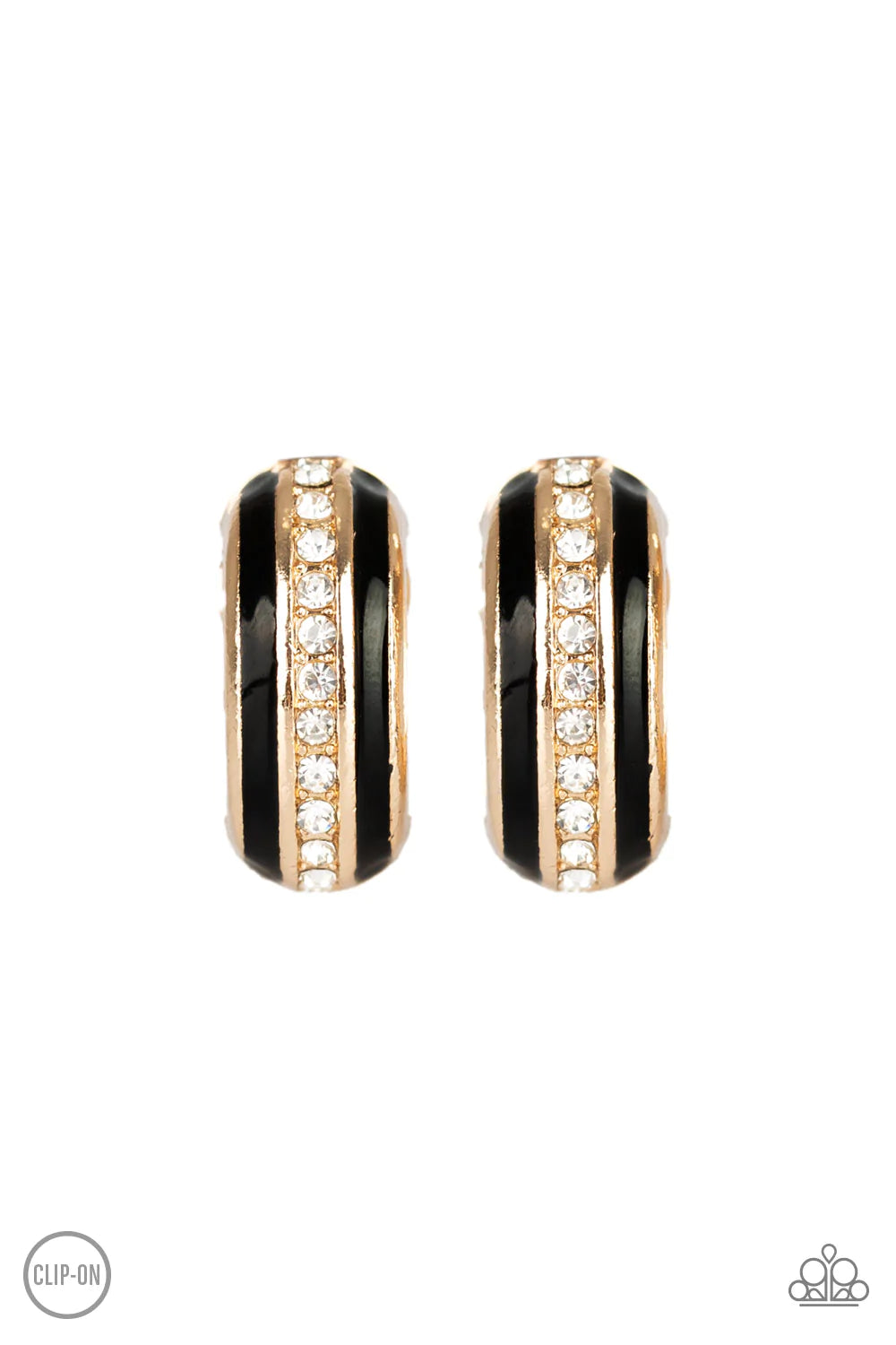 Paparazzi Earring ~ WEALTHY Living - Gold