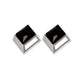 Stellar Square - Black - Paparazzi Earring Image