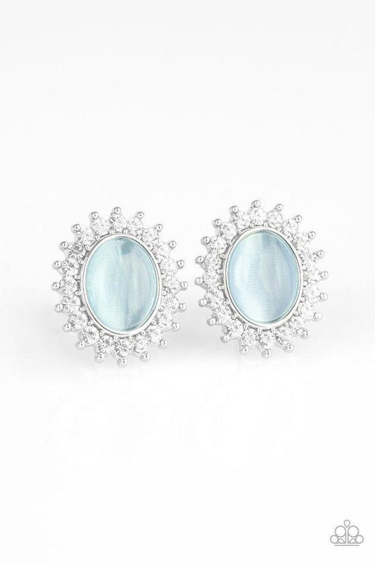 Paparazzi Earring ~ Hey There, Gorgeous - Blue