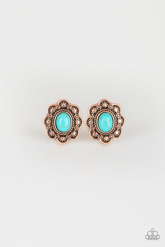 Paparazzi Earring ~ Springtime Deserts - Copper