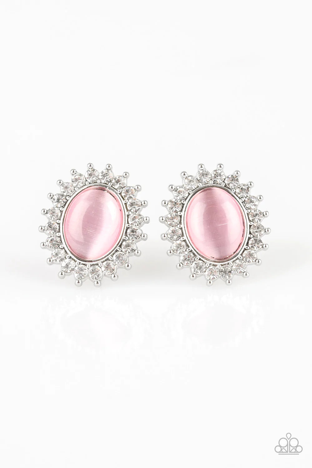 Paparazzi Earring ~ Hey There, Gorgeous - Pink