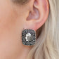 Young Money - Silver - Paparazzi Earring Image