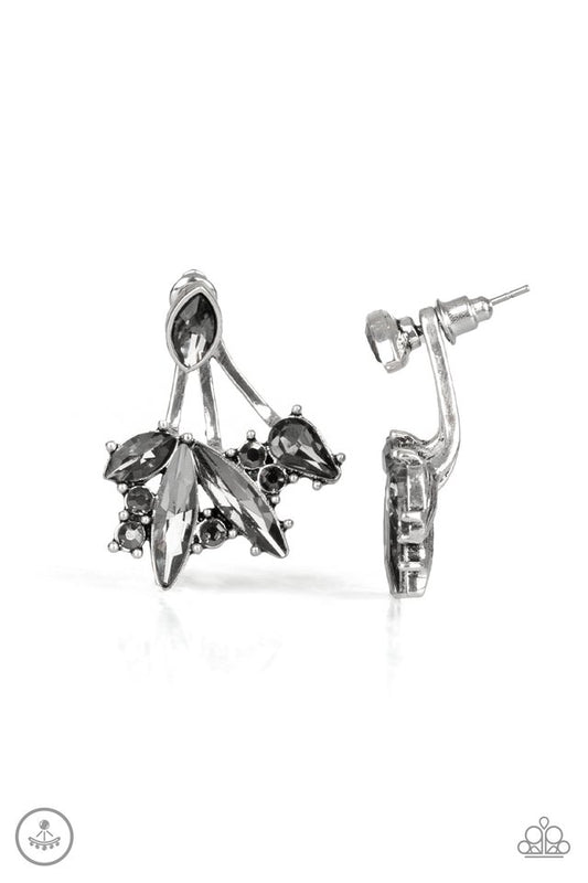 Deco Dynamite - Silver - Paparazzi Earring Image