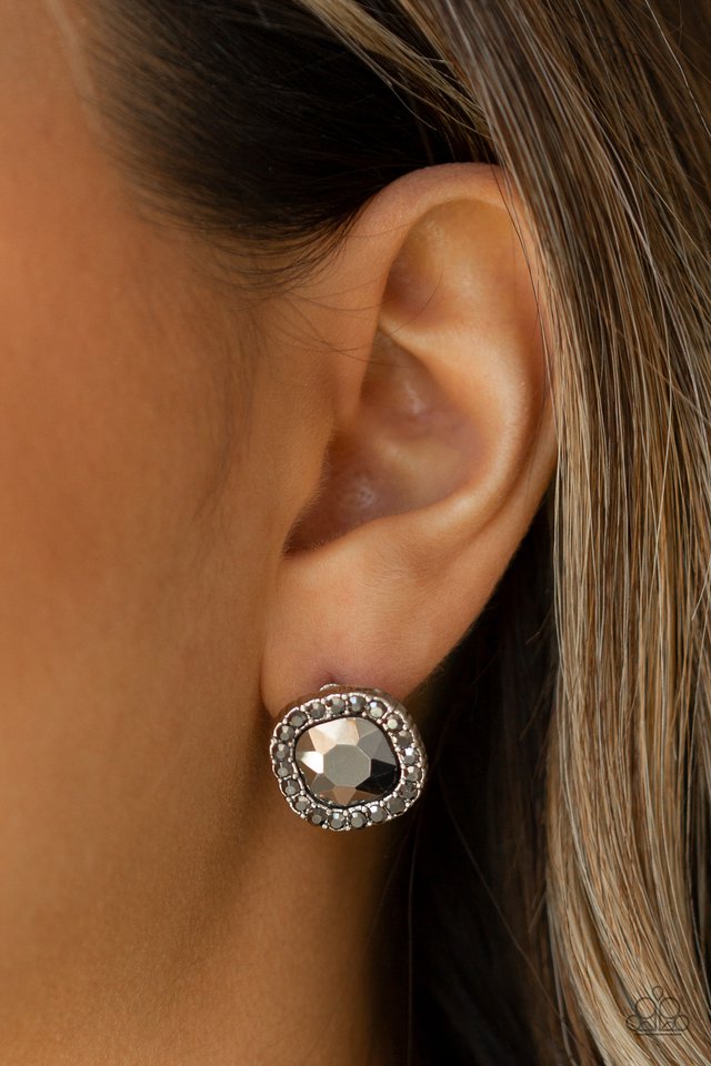 Bling Tastic! - Silver - Paparazzi Earring Image